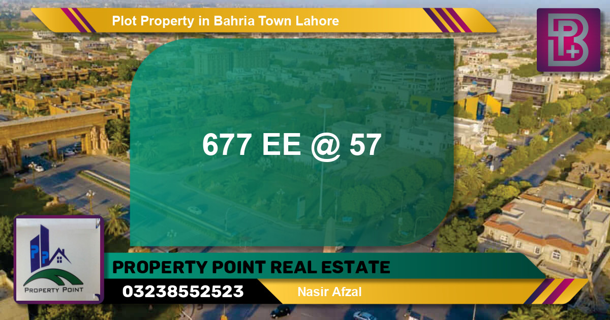 Residential Plot for Sale in Bahria Town, Lahore - (BP-70708)