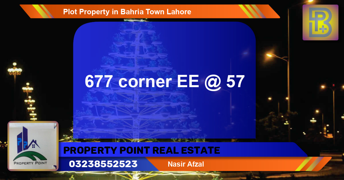 Residential Plot for Sale in Bahria Town, Lahore - (BP-70709)