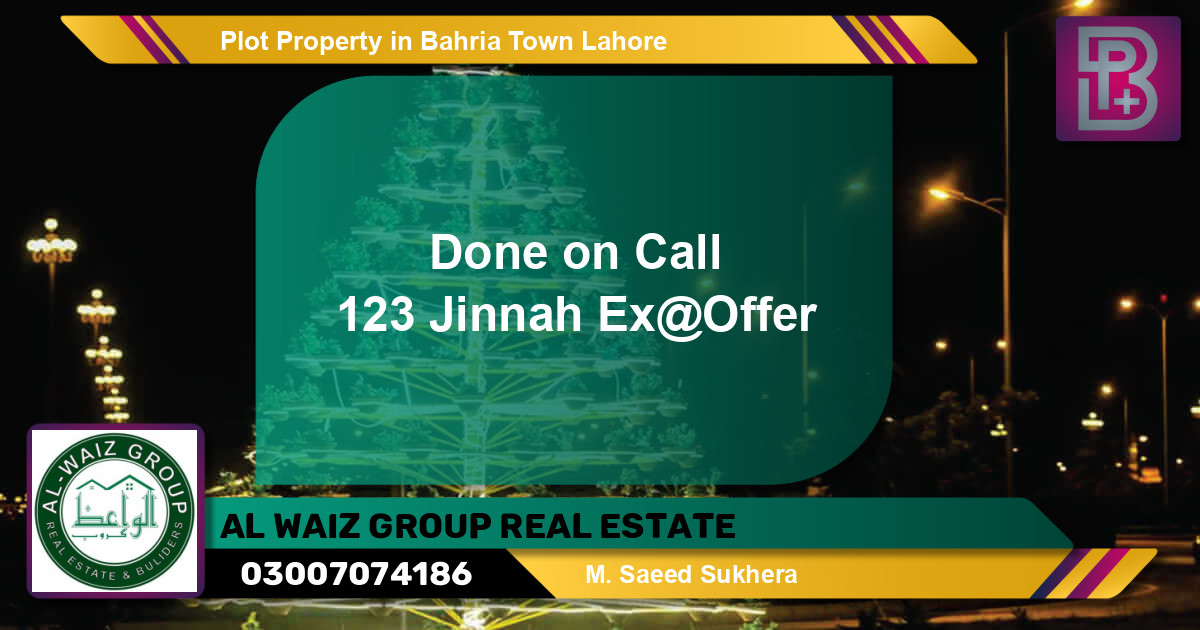 Residential Plot for Sale in Bahria Town, Lahore - (BP-70719)