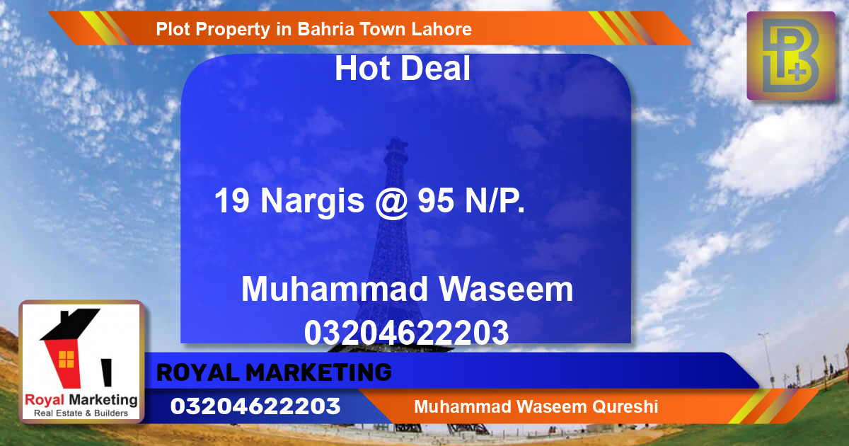 Residential Plot for Sale in Bahria Town, Lahore - (BP-70803)