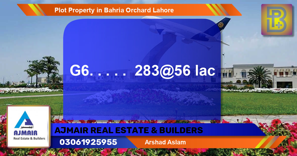 Residential Plot for Sale in Bahria Orchard, Lahore - (BP-70858)