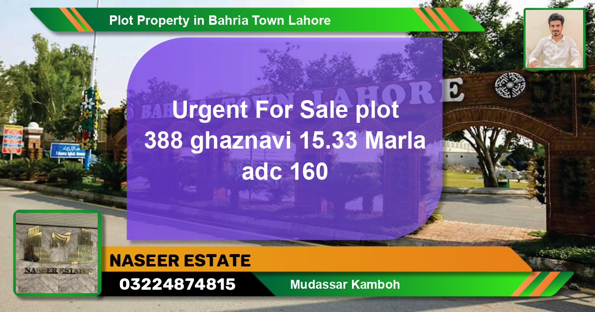 Residential Plot for Sale in Bahria Town, Lahore - (BP-70903)