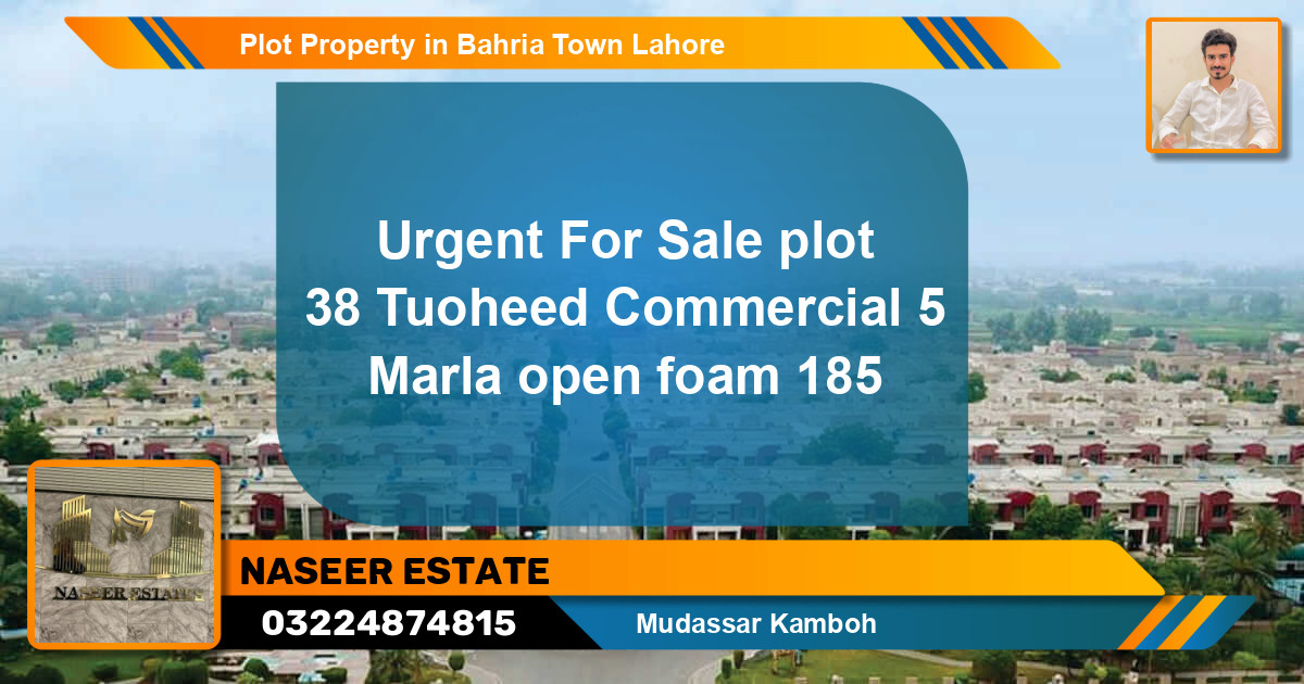 Commercial Plot for Sale in Bahria Town, Lahore - (BP-70908)