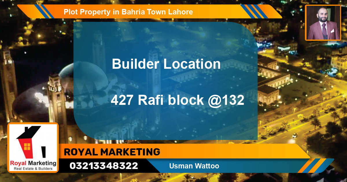 Residential Plot for Sale in Bahria Town, Lahore - (BP-70921)