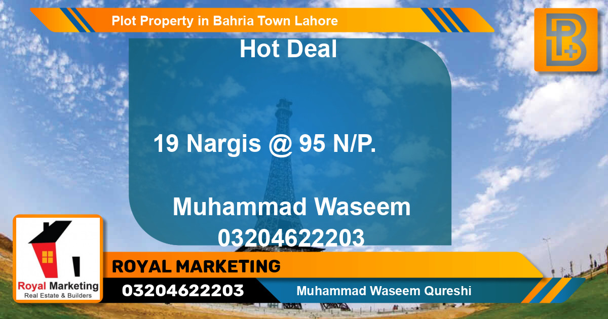 Residential Plot for Sale in Bahria Town, Lahore - (BP-71021)