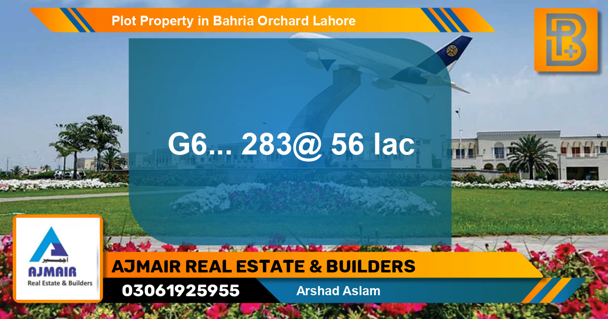 Residential Plot for Sale in Bahria Orchard, Lahore - (BP-71184)