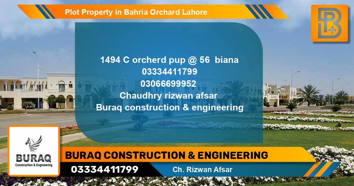 Residential Plot for Sale in Bahria Orchard, Lahore - (BP-71259)