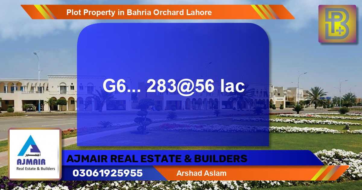 Residential Plot for Sale in Bahria Orchard, Lahore - (BP-71376)