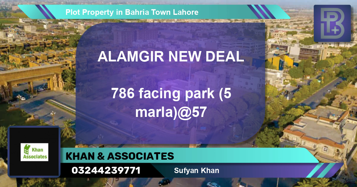Residential Plot for Sale in Bahria Town, Lahore - (BP-71453)