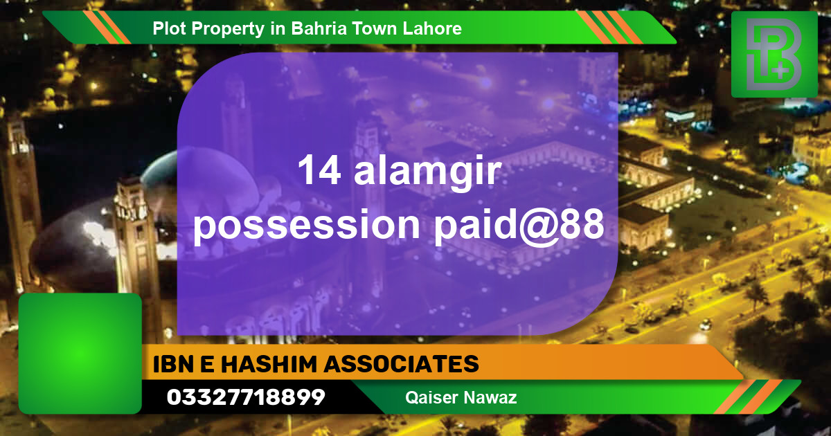 Residential Plot for Sale in Bahria Town, Lahore - (BP-71458)
