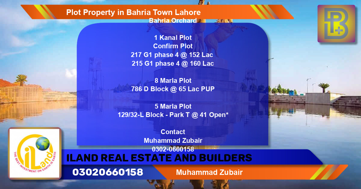 Residential Plot for Sale in Bahria Town, Lahore - (BP-71506)