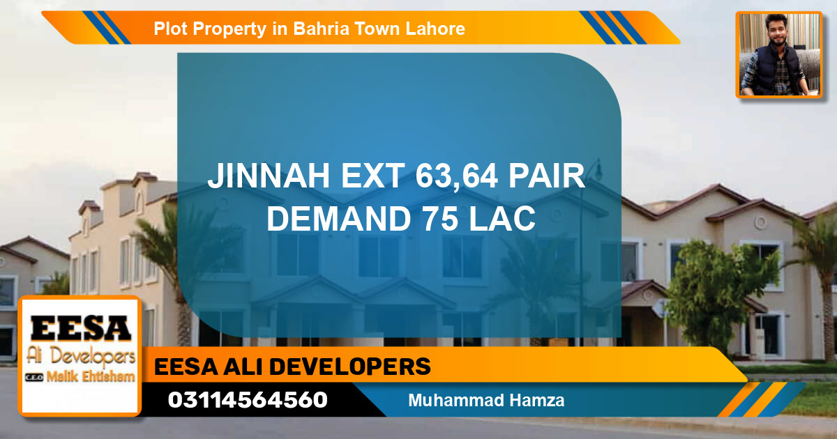 Residential Plot for Sale in Bahria Town, Lahore - (BP-71552)