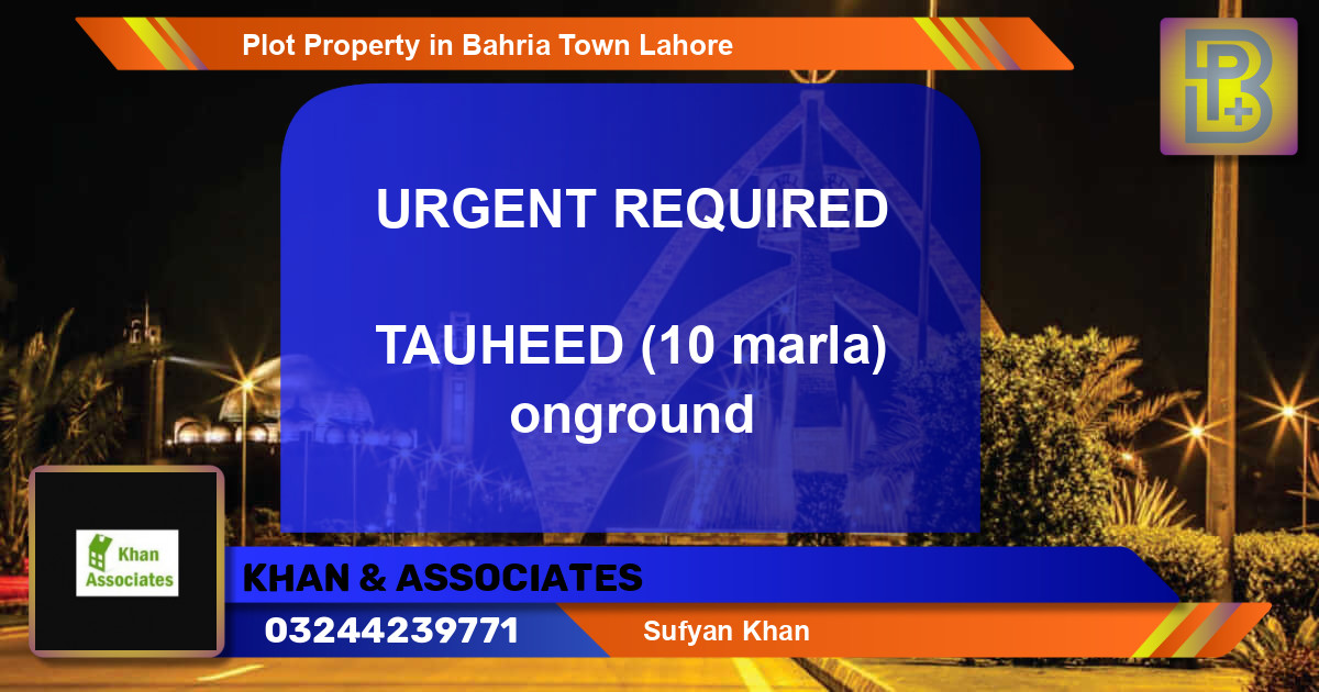 Residential Plot for Sale in Bahria Town, Lahore - (BP-71635)