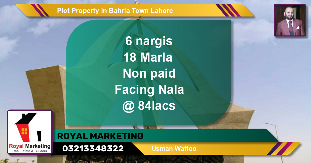 Residential Plot for Sale in Bahria Town, Lahore - (BP-71654)