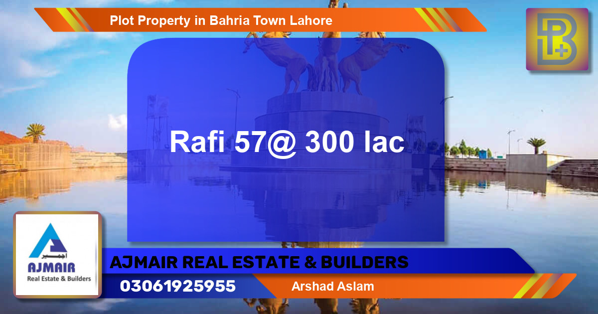 Residential Plot for Sale in Bahria Town, Lahore - (BP-71657)