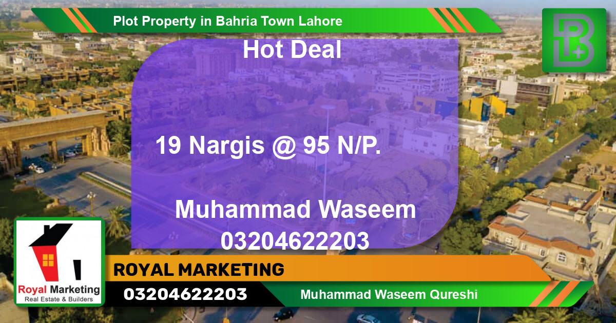 Residential Plot for Sale in Bahria Town, Lahore - (BP-71667)