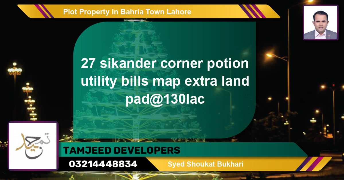 Residential Plot for Sale in Bahria Town, Lahore - (BP-71695)