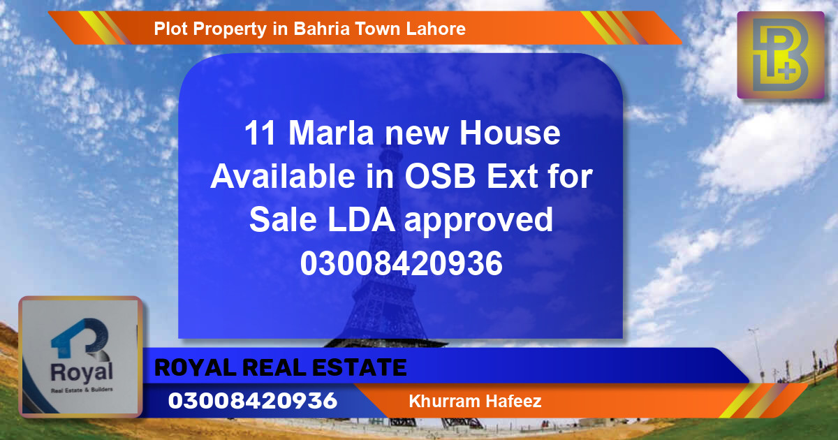 Residential Plot for Sale in Bahria Town, Lahore - (BP-71867)
