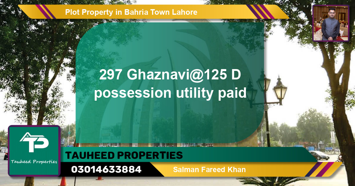 Residential Plot for Sale in Bahria Town, Lahore - (BP-71989)