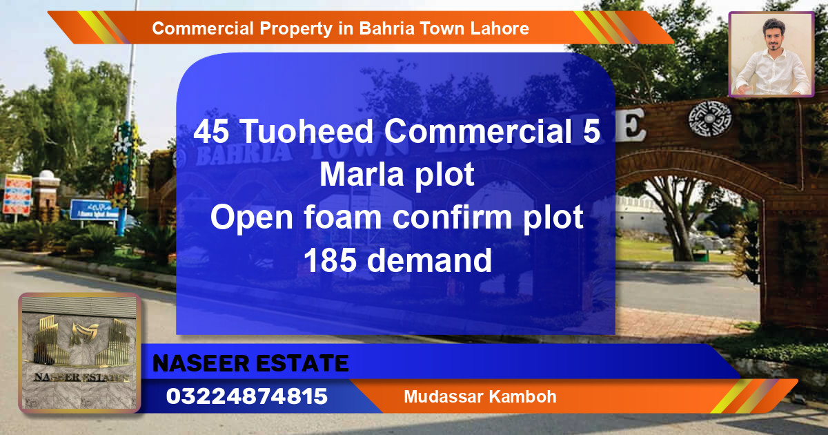 Commercial Property for Sale in Bahria Town, Lahore - (BP-72013)
