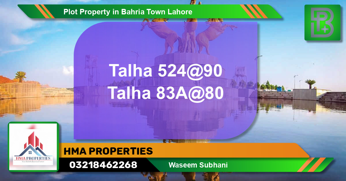 Residential Plot for Sale in Bahria Town, Lahore - (BP-72060)