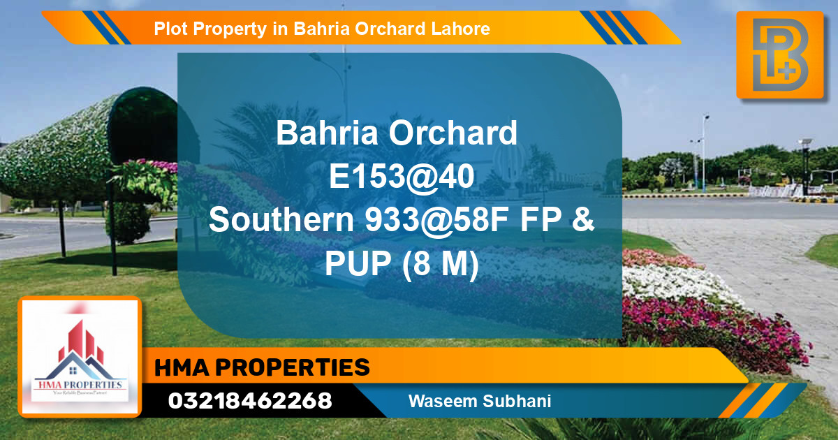Residential Plot for Sale in Bahria Orchard, Lahore - (BP-72072)