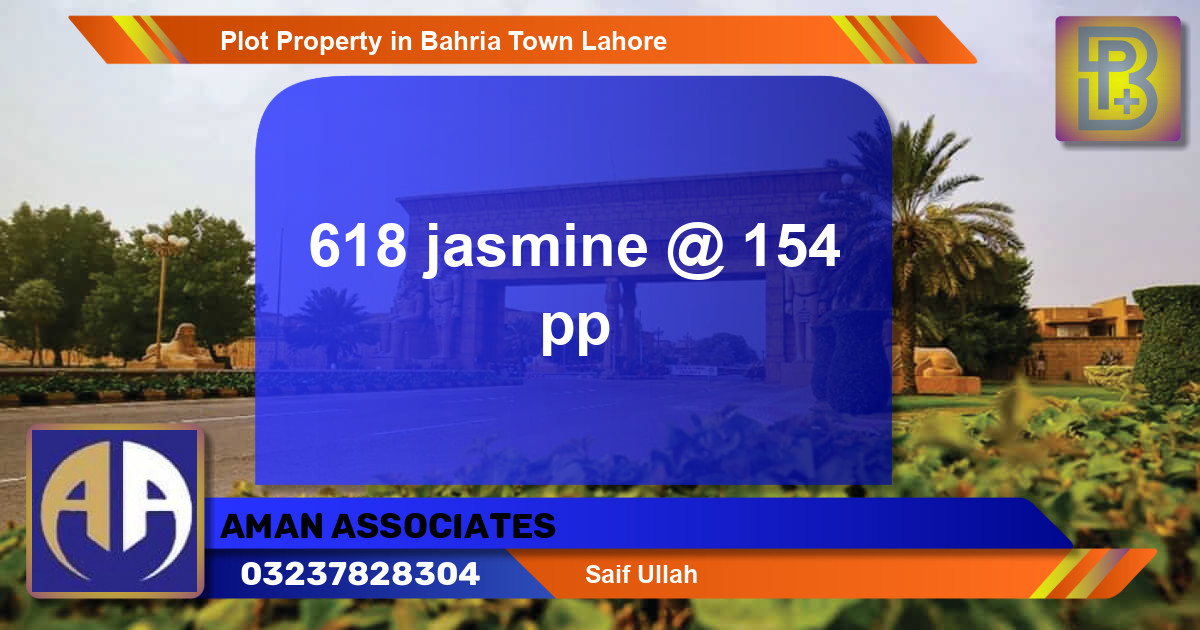 Residential Plot for Sale in Bahria Town, Lahore - (BP-72134)