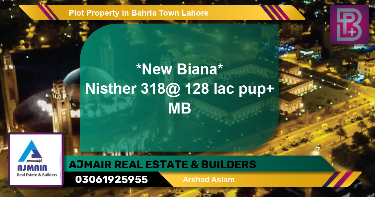 Residential Plot for Sale in Bahria Town, Lahore - (BP-72154)