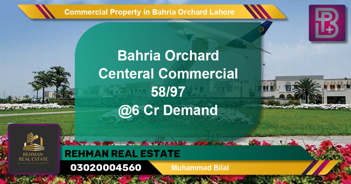 Commercial Property for Sale in Bahria Orchard, Lahore - (BP-72247)