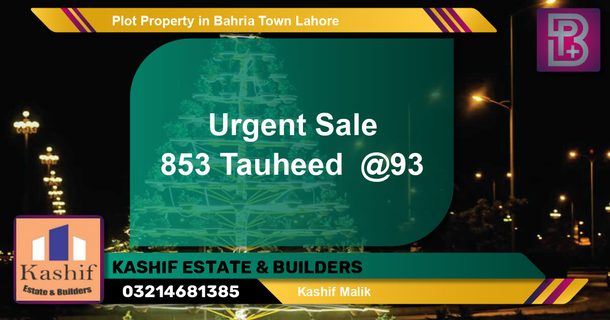 Residential Plot for Sale in Bahria Town, Lahore - (BP-72288)