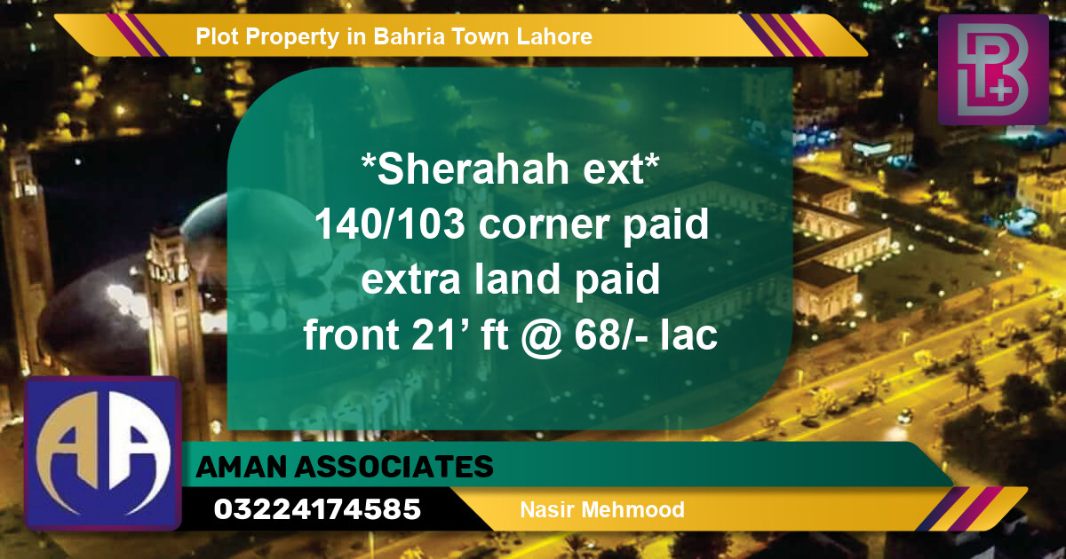 Residential Plot for Sale in Bahria Town, Lahore - (BP-72328)