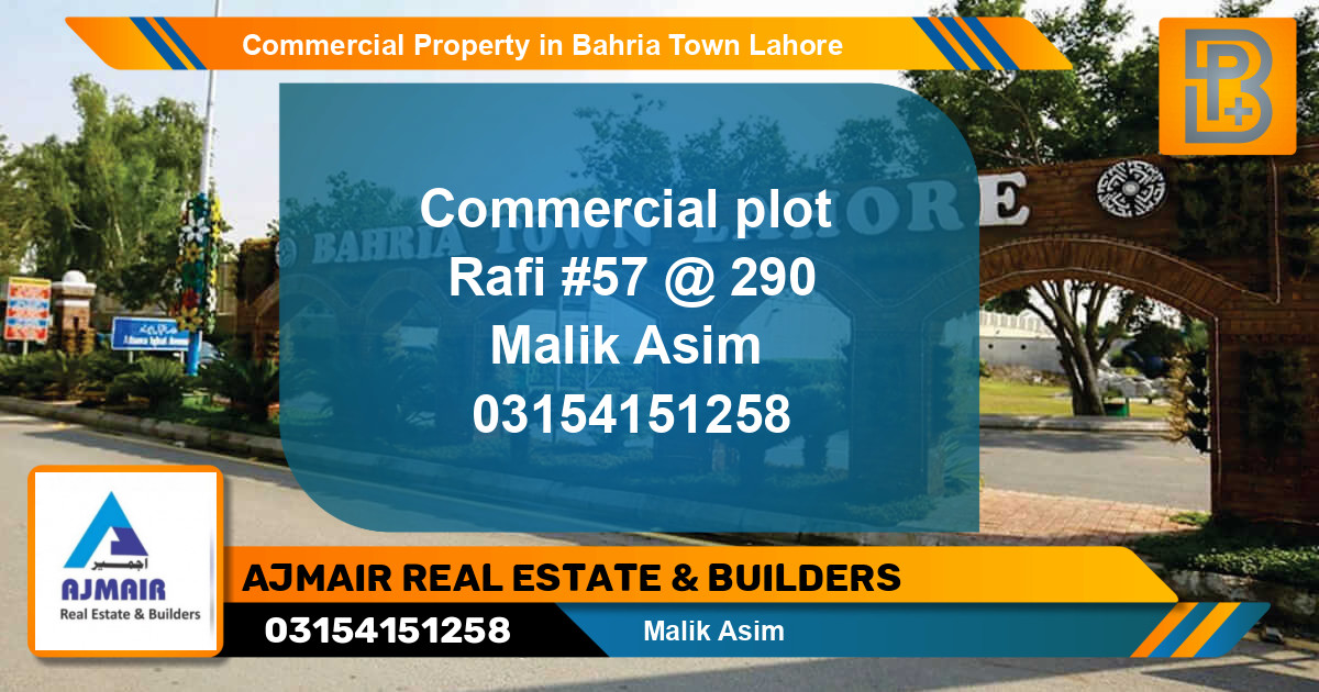 Commercial Property for Sale in Bahria Town, Lahore - (BP-72349)
