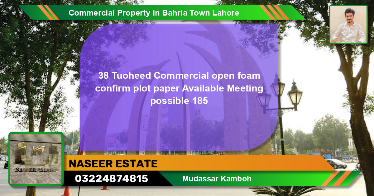 Commercial Property for Sale in Bahria Town, Lahore - (BP-72358)