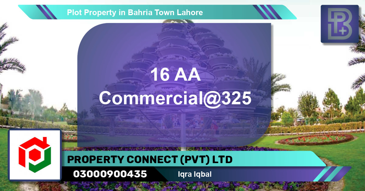 Commercial Plot for Sale in Bahria Town, Lahore - (BP-72397)