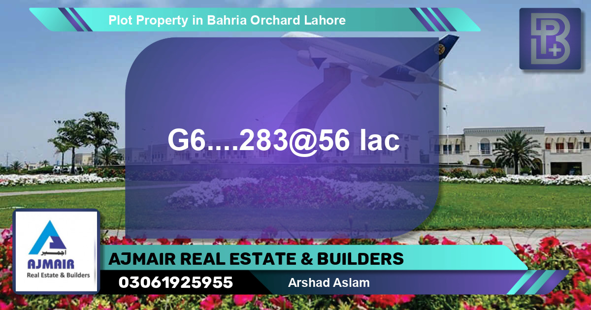 Residential Plot for Sale in Bahria Orchard, Lahore - (BP-72437)