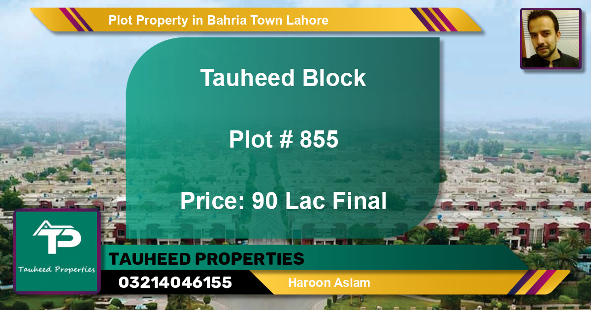Residential Plot for Sale in Bahria Town, Lahore - (BP-72527)
