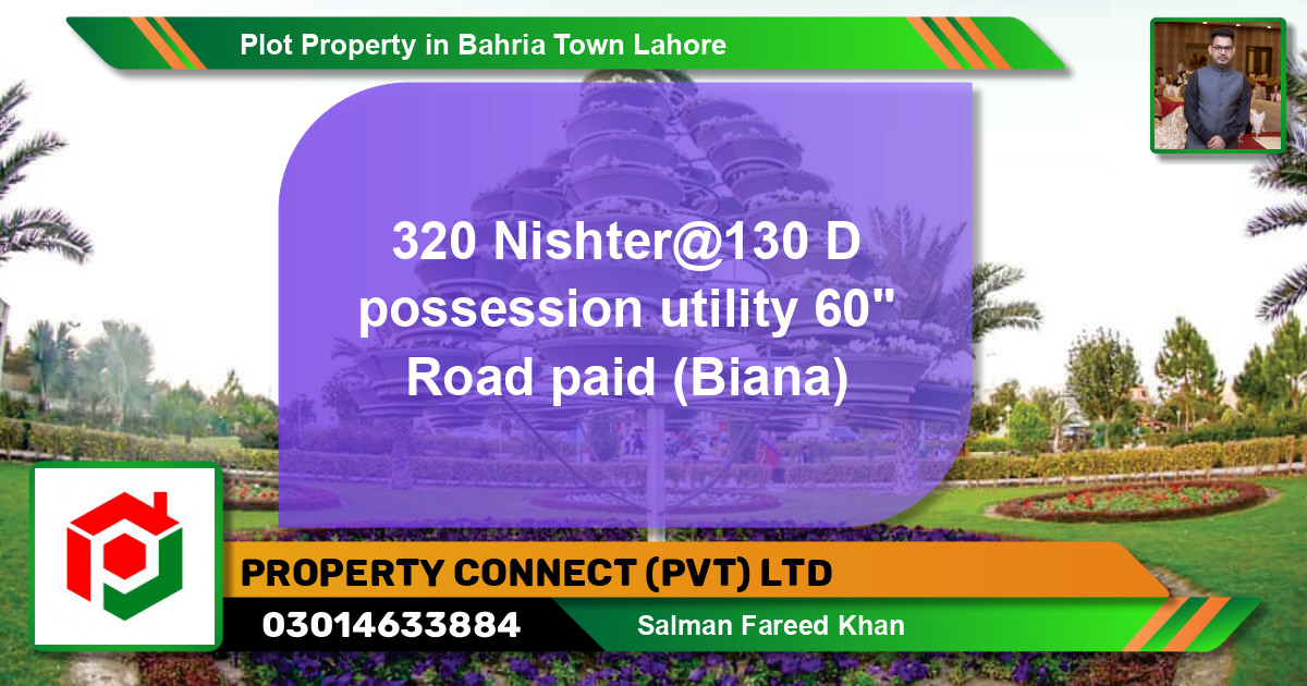 Residential Plot for Sale in Bahria Town, Lahore - (BP-72677)