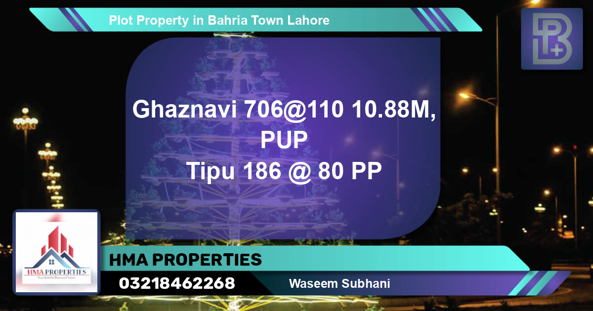 Residential Plot for Sale in Bahria Town, Lahore - (BP-72692)