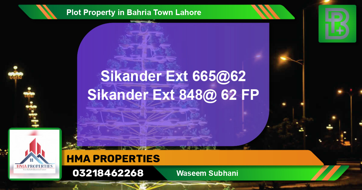 Residential Plot for Sale in Bahria Town, Lahore - (BP-72694)