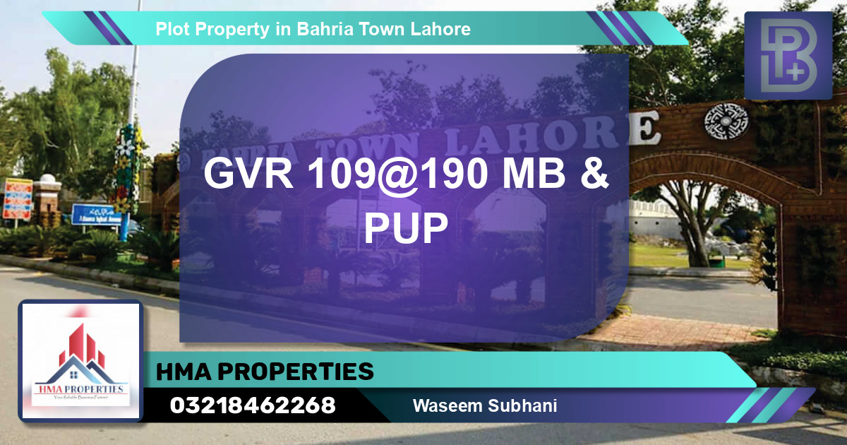 Residential Plot for Sale in Bahria Town, Lahore - (BP-72698)