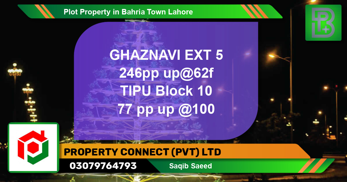 Residential Plot for Sale in Bahria Town, Lahore - (BP-72734)