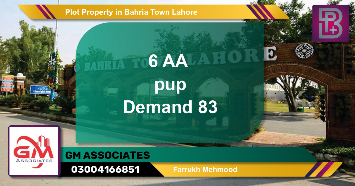 Residential Plot for Sale in Bahria Town, Lahore - (BP-72759)