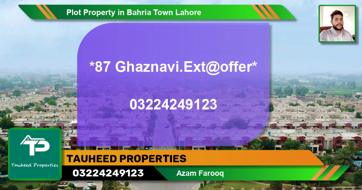 Residential Plot for Sale in Bahria Town, Lahore - (BP-72774)