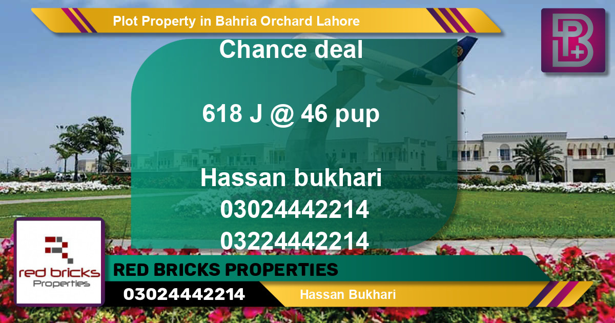 Residential Plot for Sale in Bahria Orchard, Lahore - (BP-72787)