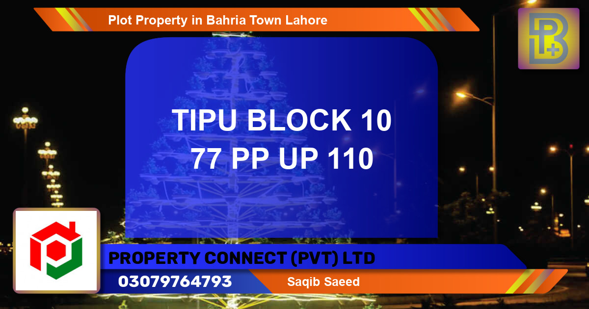 Residential Plot for Sale in Bahria Town, Lahore - (BP-72848)