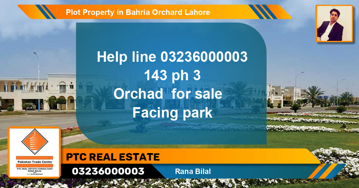 Residential Plot for Sale in Bahria Orchard, Lahore - (BP-72910)