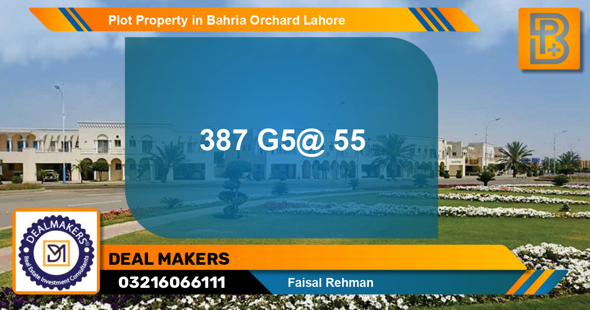 Residential Plot for Sale in Bahria Orchard, Lahore - (BP-72953)