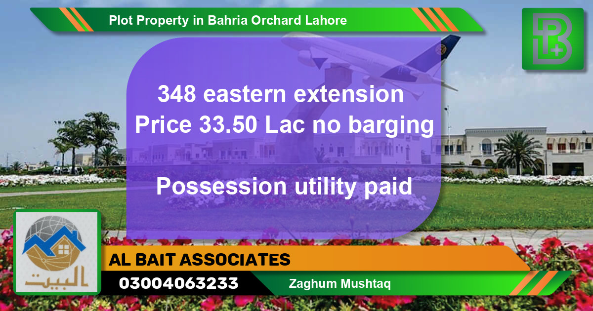 Residential Plot for Sale in Bahria Orchard, Lahore - (BP-73011)