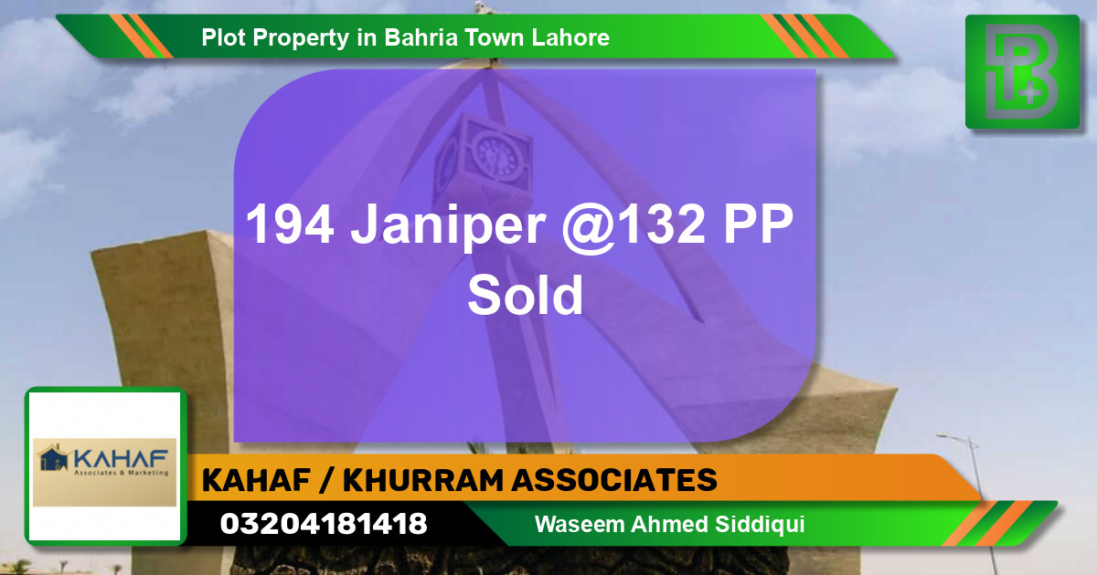 Residential Plot for Sale in Bahria Town, Lahore - (BP-73014)