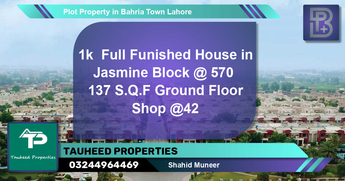 Residential Plot for Sale in Bahria Town, Lahore - (BP-73023)